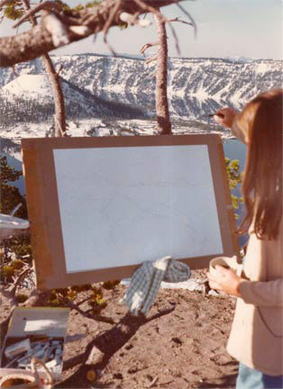 Kathryn Vermillion, Crater Lake, Oregon 1978